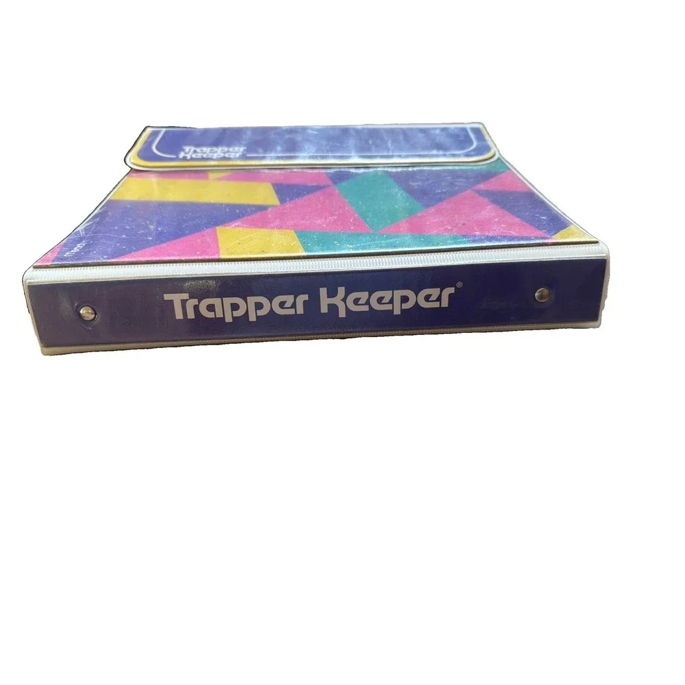 Mead Retro 80s Trapper Keeper Colorblock 3 Ring Binder – Original Design